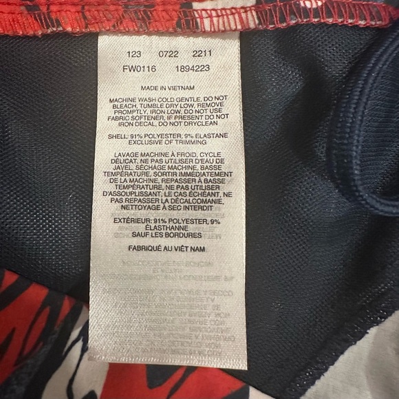 Tommy Bahama Red and Blue Tropical Shorts - Picture 7 of 7